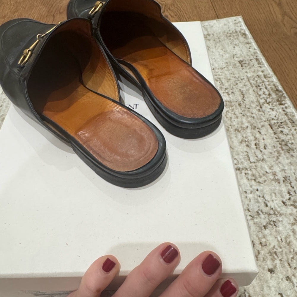 Gucci Black Leather Mule 38 - Picture 3 of 4